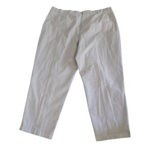 LIGHT TAN STRETCH SIDE ZIPPWR PANTS SZ 24 NWT